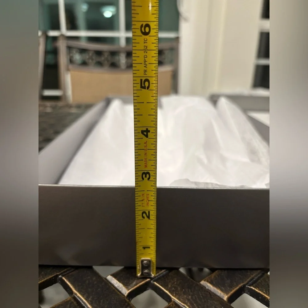 Nordstrom Silver Box with Blue Ribbon